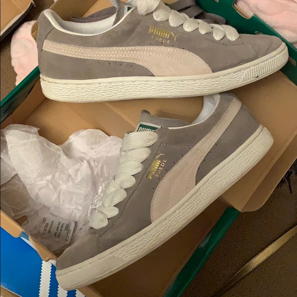 Puma, suede gray classic